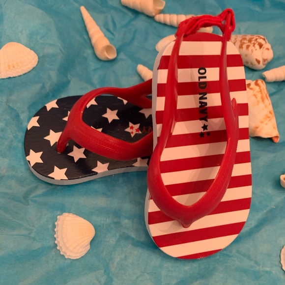 Old Navy Other - FOURTH OF JULY THEMED BABY FLIP-FLOPS Sz4